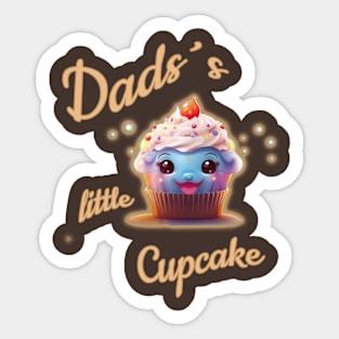 Dads´s little cupcake Sticker